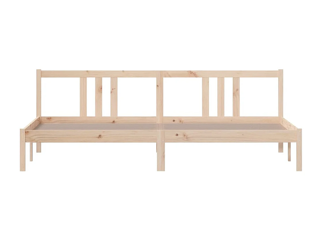 Cadre de lit Bois massif 200x200 cm