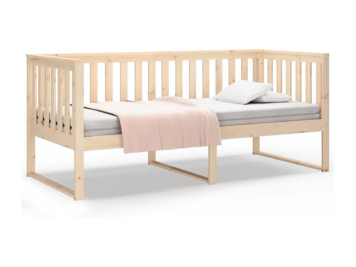 Lit de jour 90x200 cm Bois de pin massif