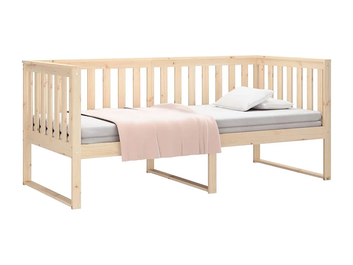 Lit de jour 90x200 cm Bois de pin massif