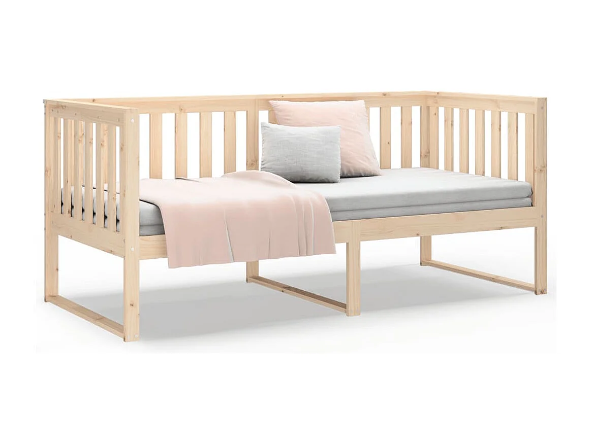 Lit de jour 90x200 cm Bois de pin massif