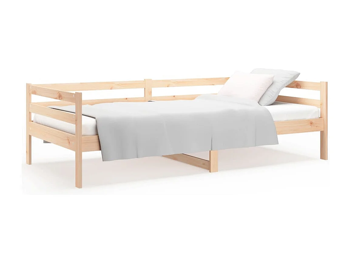 Lit de jour 80x200 cm Bois de pin massif