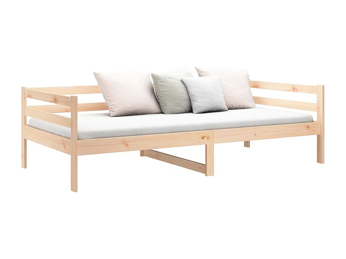 Lit de jour 80x200 cm Bois de pin massif