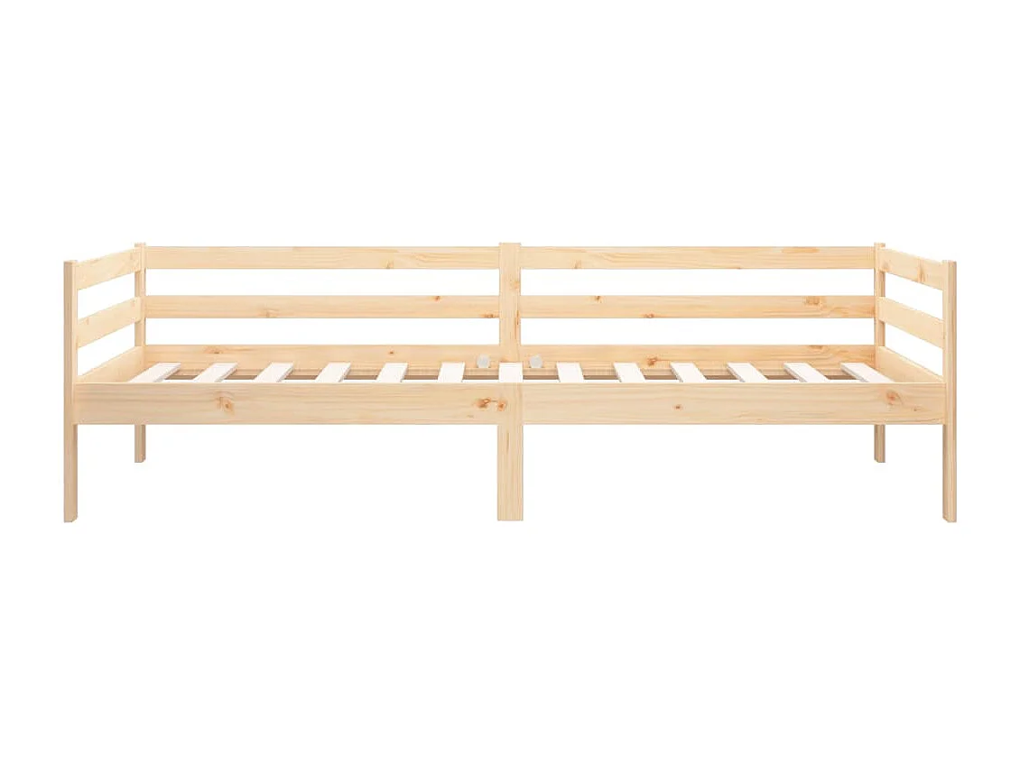 Lit de jour 80x200 cm Bois de pin massif
