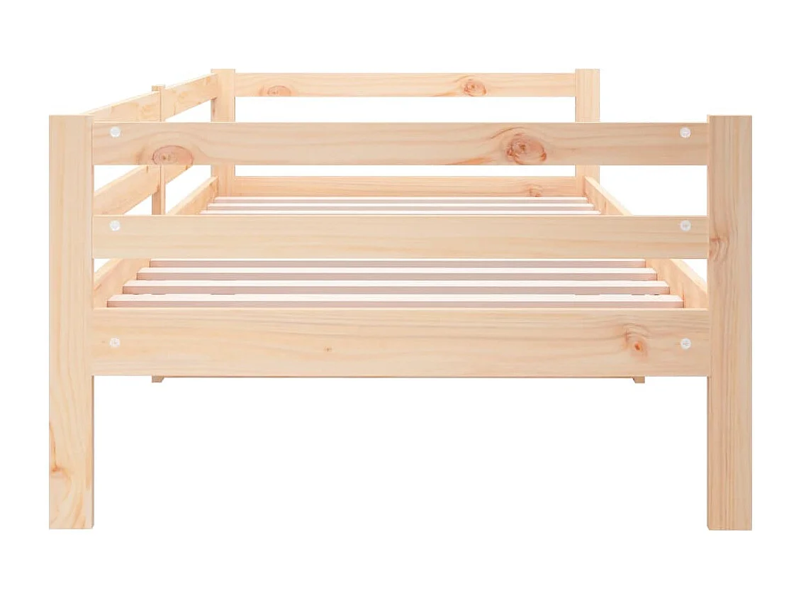 Slaapbank zonder matras 80x200 cm massief grenenhout