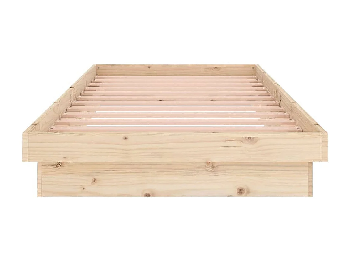 Bedframe massief hout 90x200 cm