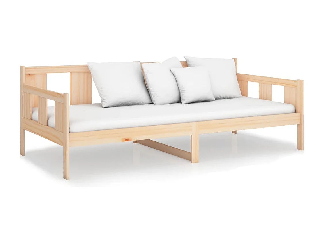 Lit de jour Bois massif de pin 80x200 cm
