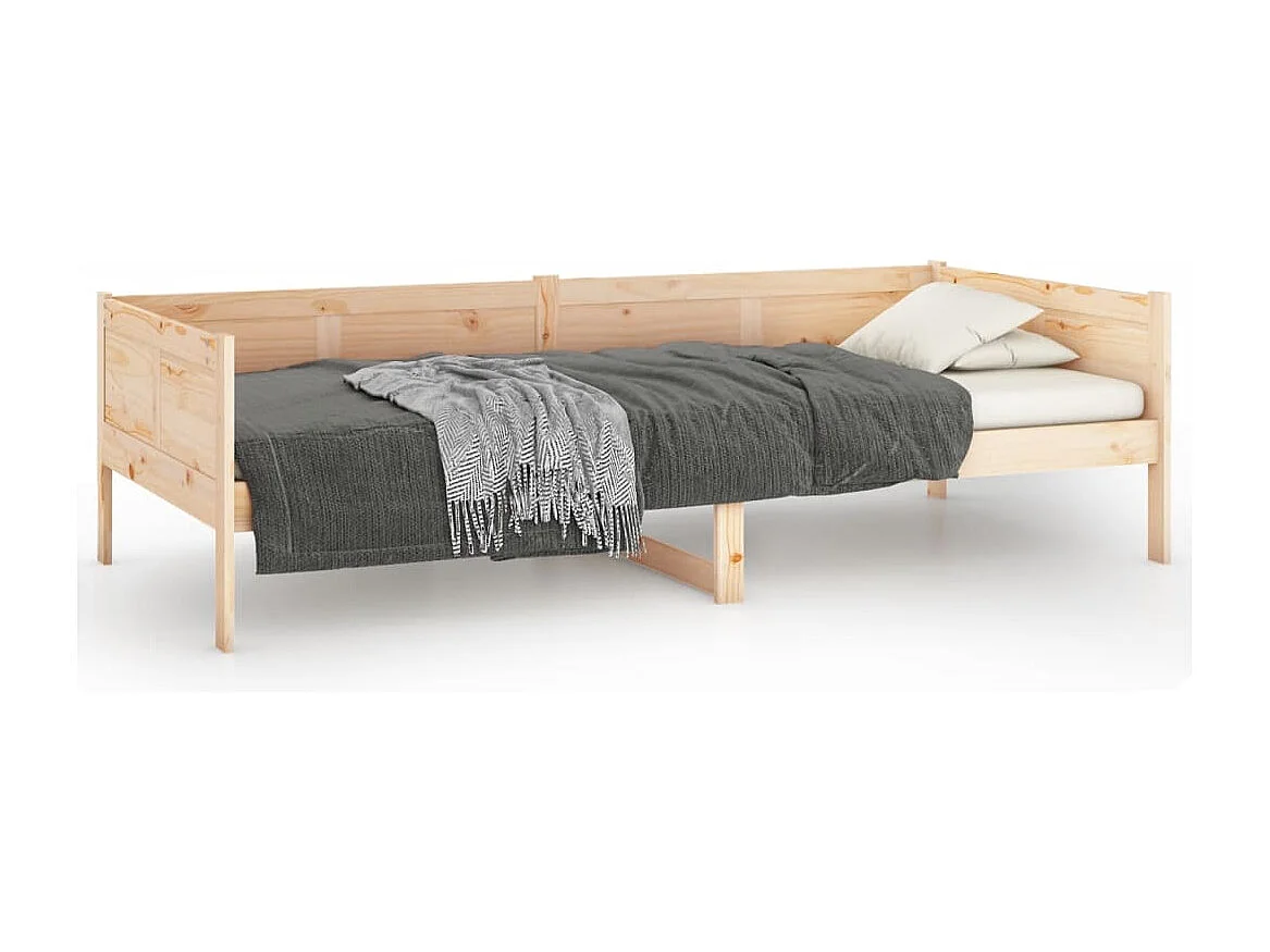 Lit de jour bois de pin massif 80x200 cm
