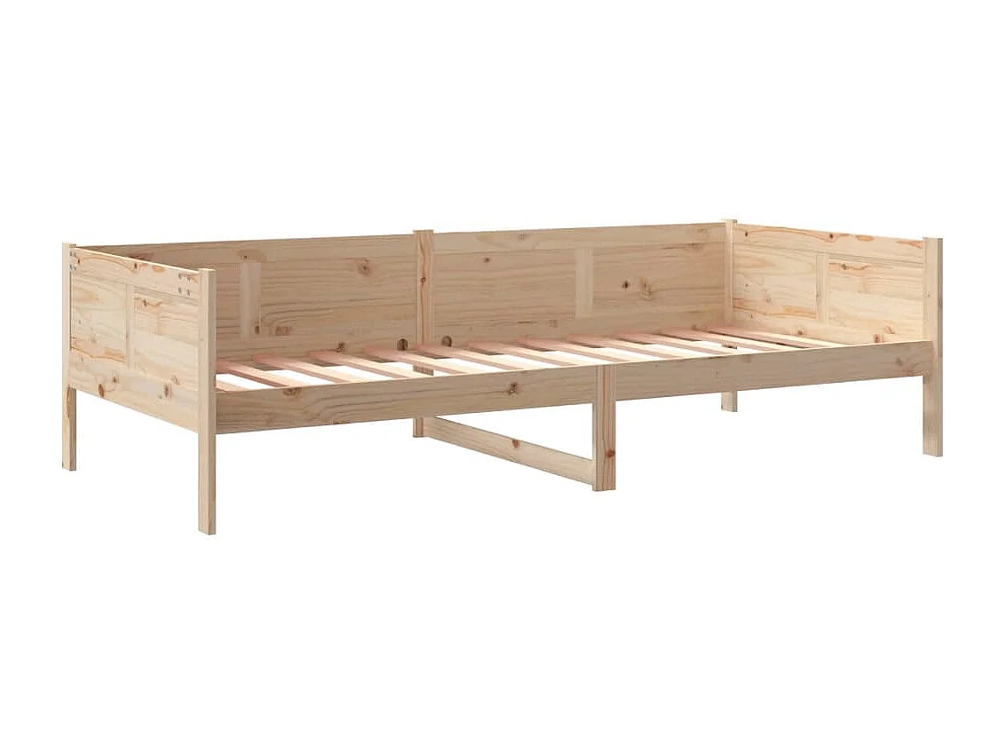 Lit de jour bois de pin massif 80x200 cm