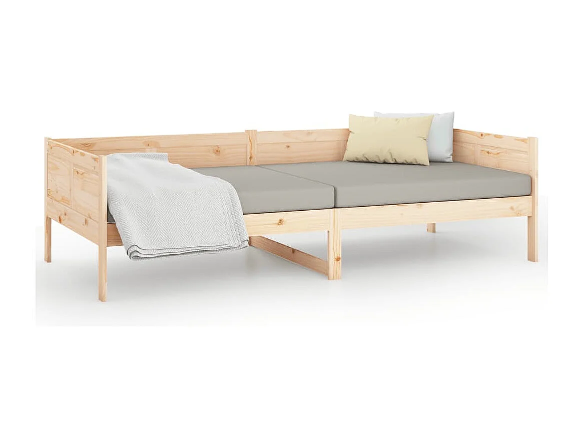 Lit de jour bois de pin massif 80x200 cm