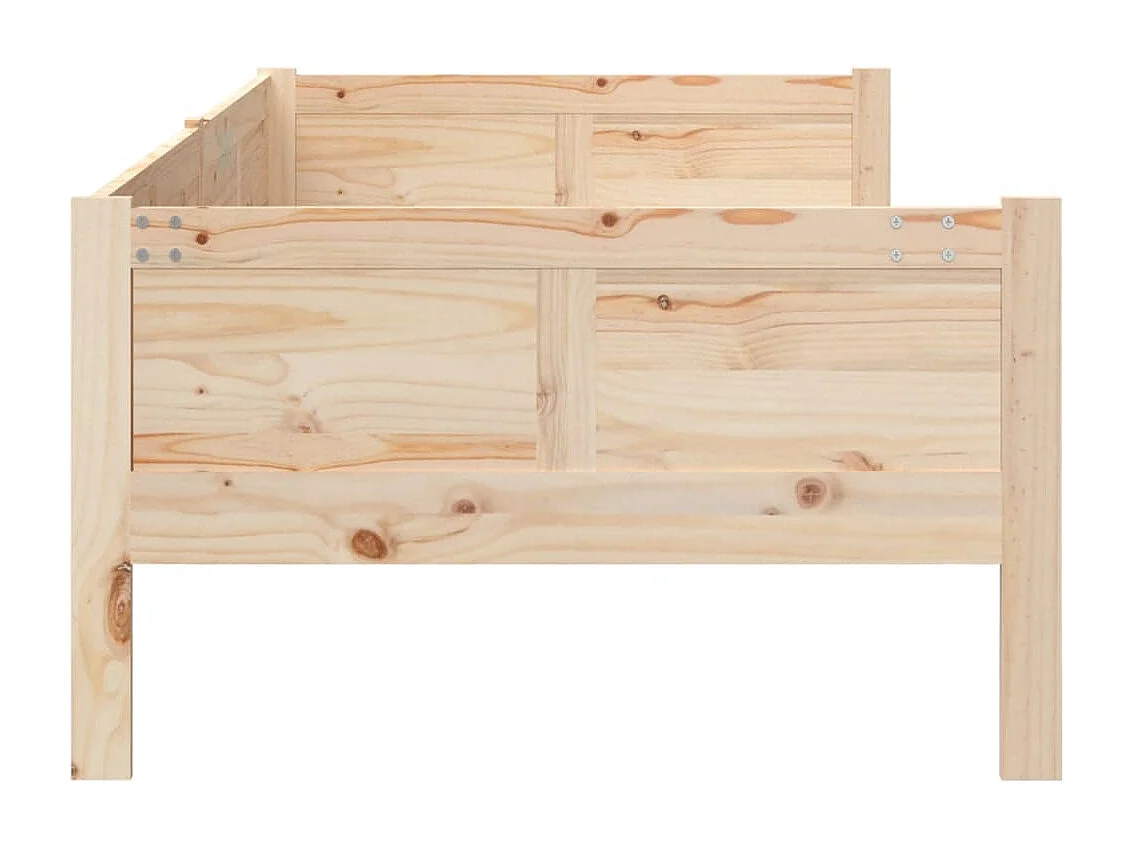 Lit de jour bois de pin massif 80x200 cm