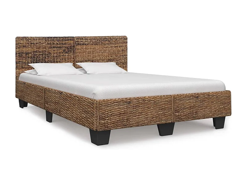 Cadre de lit Rotin naturel 140 x 200 cm