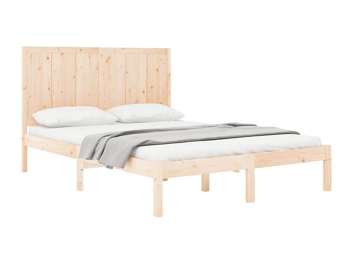 Bedframe zonder matras massief grenenhout 120x200 cm
