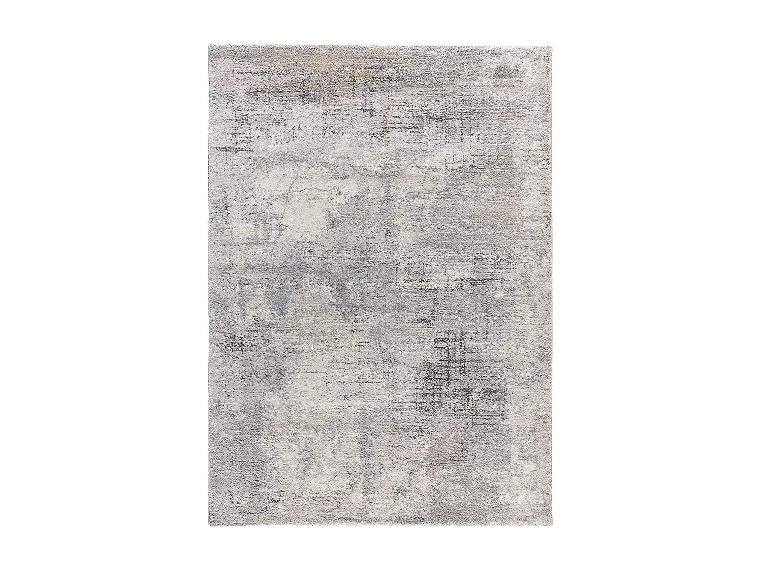 Tapis intérieur - shaggy abstrait - gris - 140 x 200 cm - KIVET