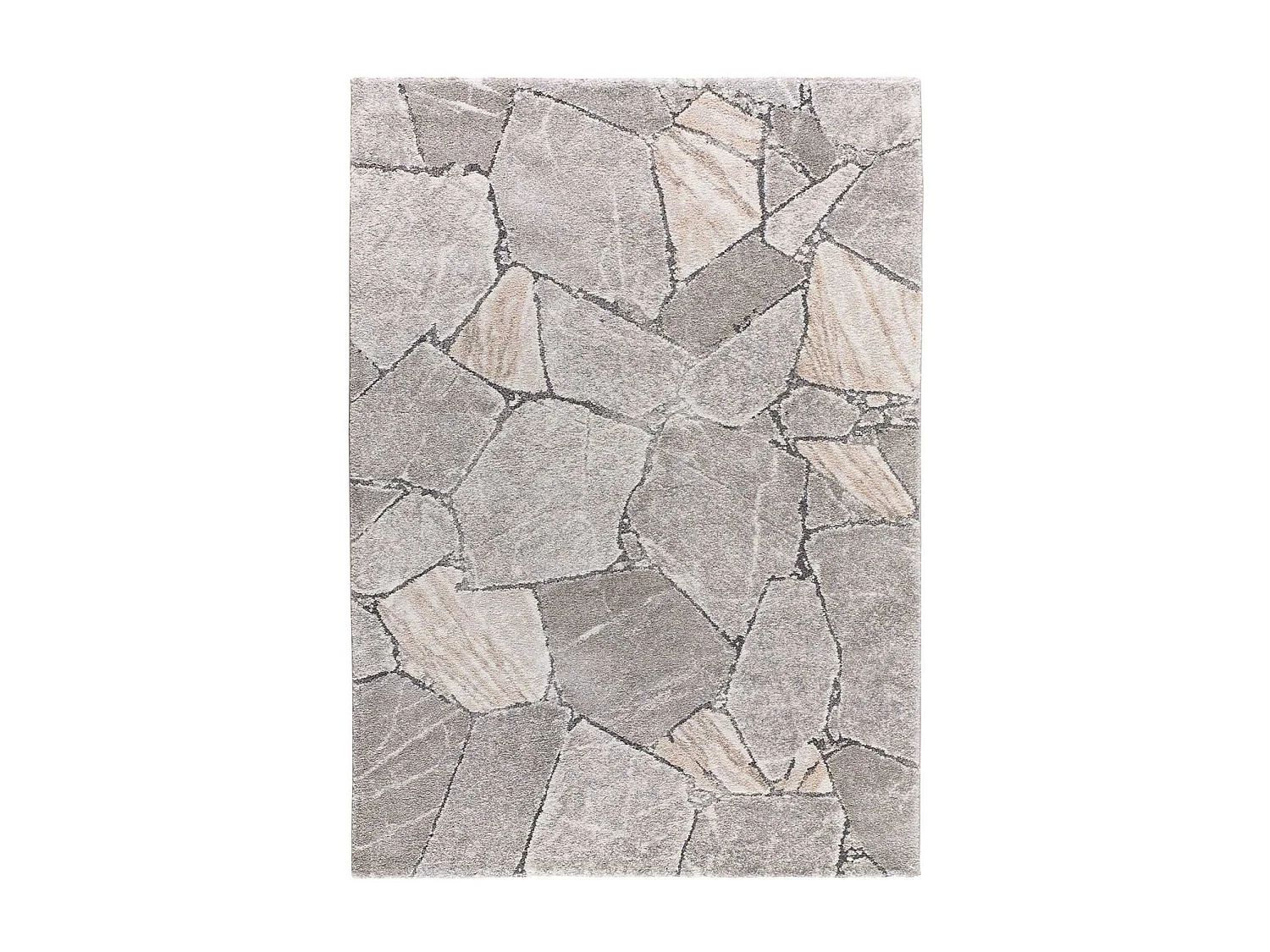 Tappeto interno - shaggy moderno - grigio - 160 x 230 cm - KIVET