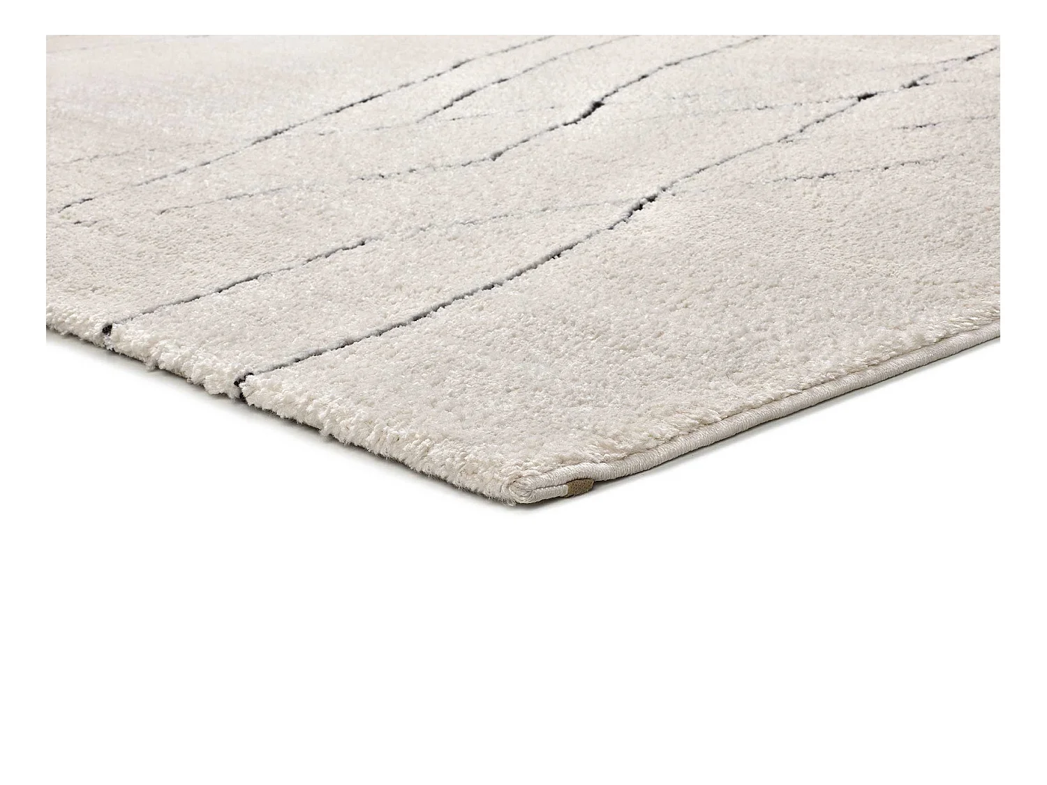 Alfombra interior  - bereber con relieve - blanco - 160 x 230 cm - TURIN