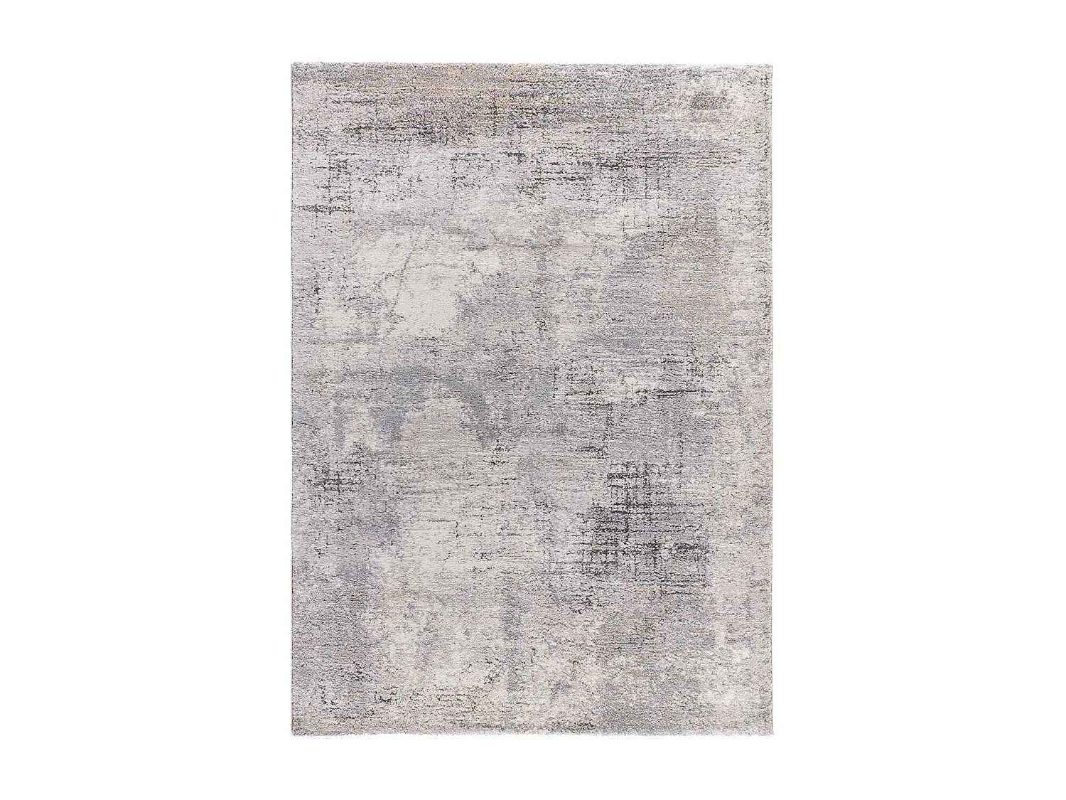 Tapis intérieur - shaggy abstrait - gris - 160 x 230 cm - KIVET
