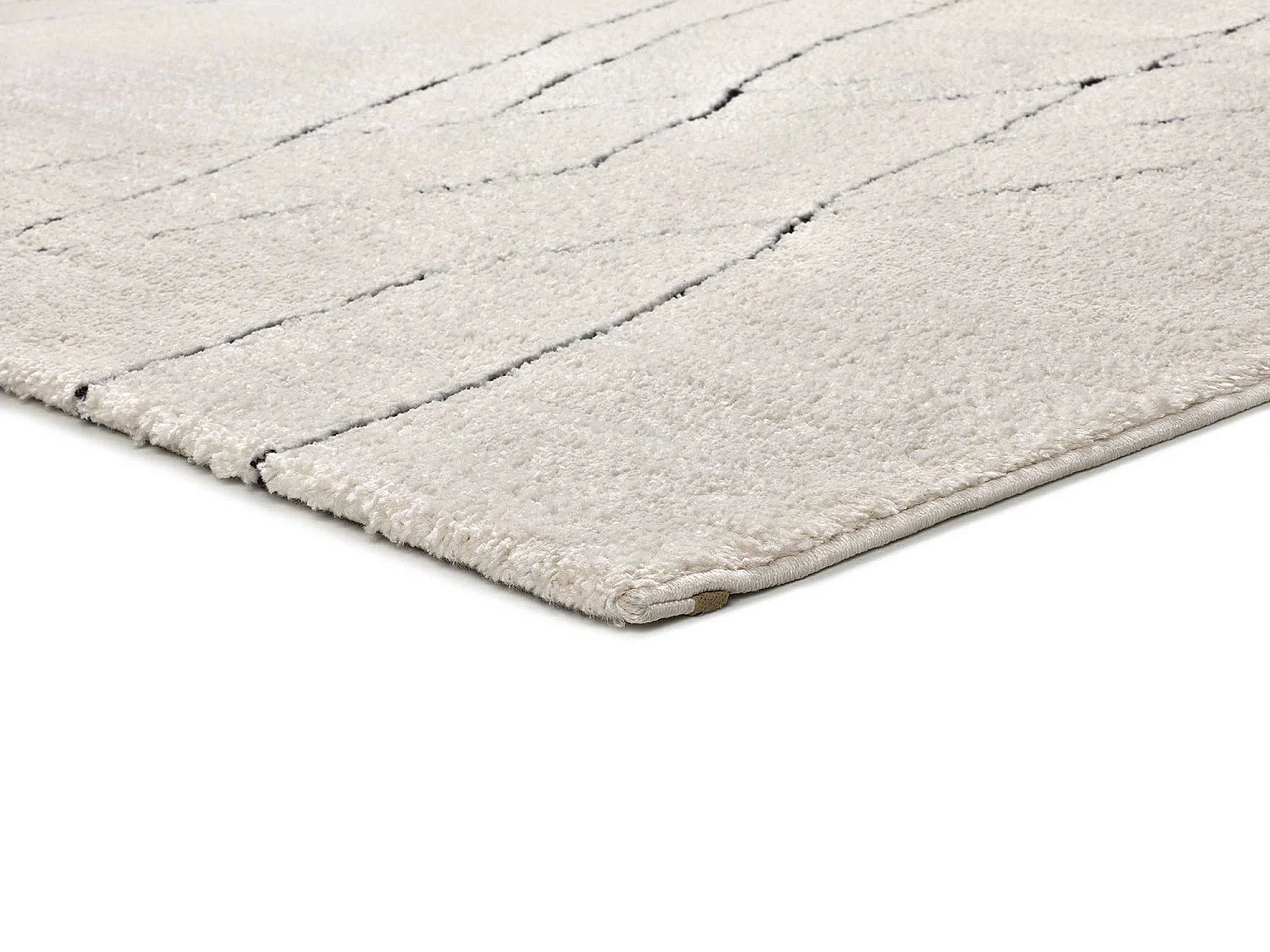 Tapis intérieur - berbère avec relief - blanc - 120 x 170 cm - TURIN