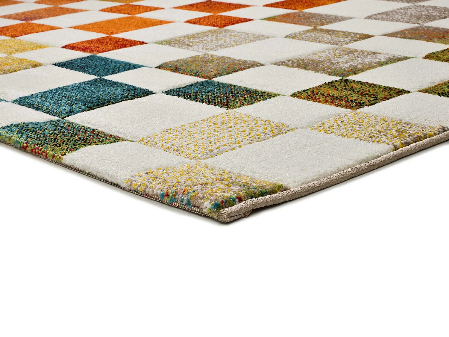 Tapis intérieur - géométrique - multicolore - 160 x 230 cm - BRUNEI