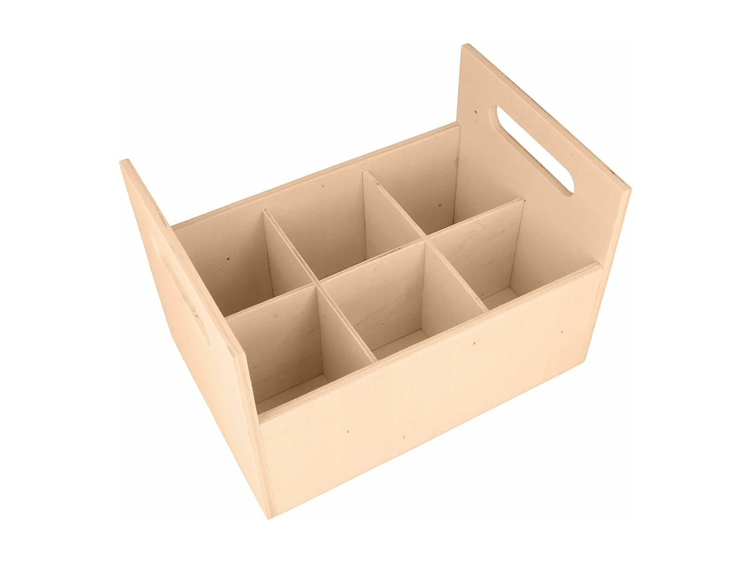 Casier en bois à poignée