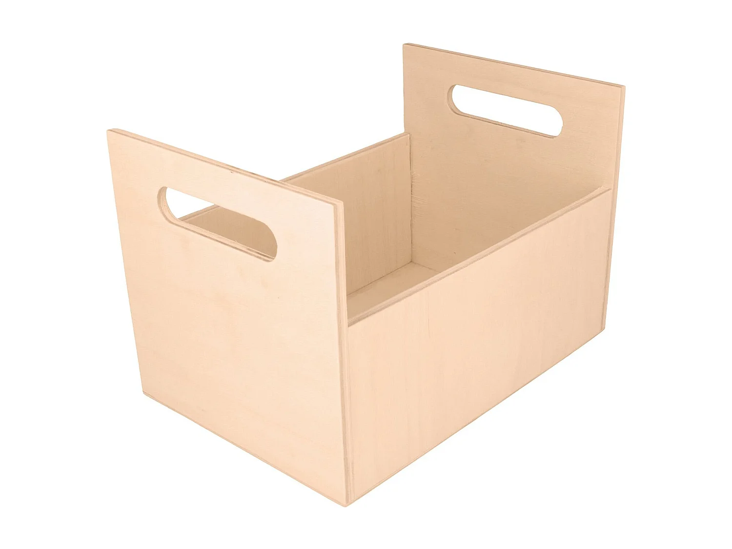 Casier en bois à poignée