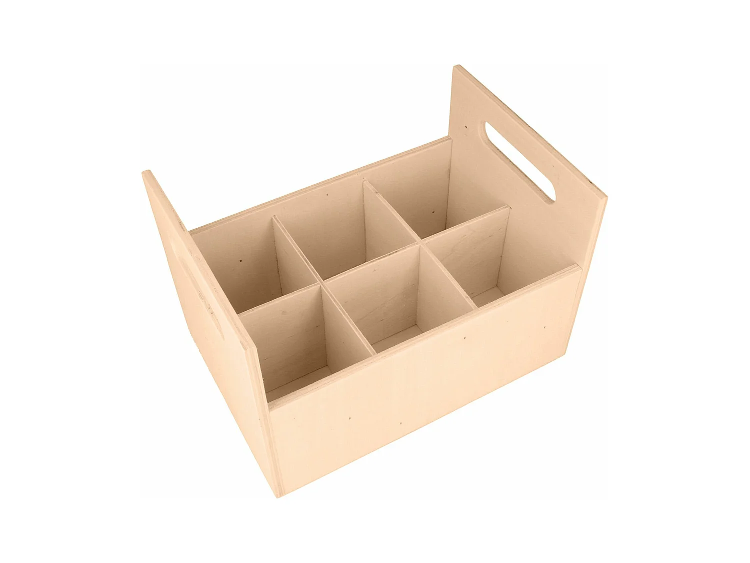 Casier en bois à poignée