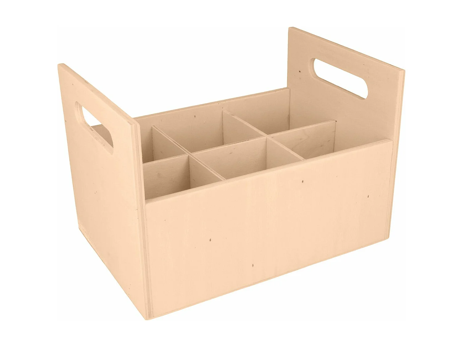 Casier en bois à poignée