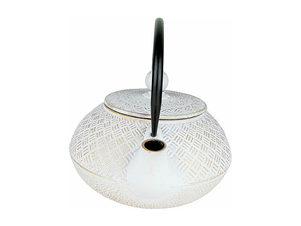 Théière en fonte Tamayuki blanche - 800 ml
