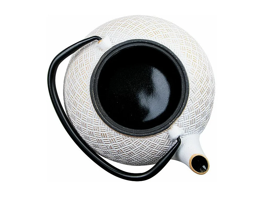 Théière en fonte Tamayuki blanche - 800 ml