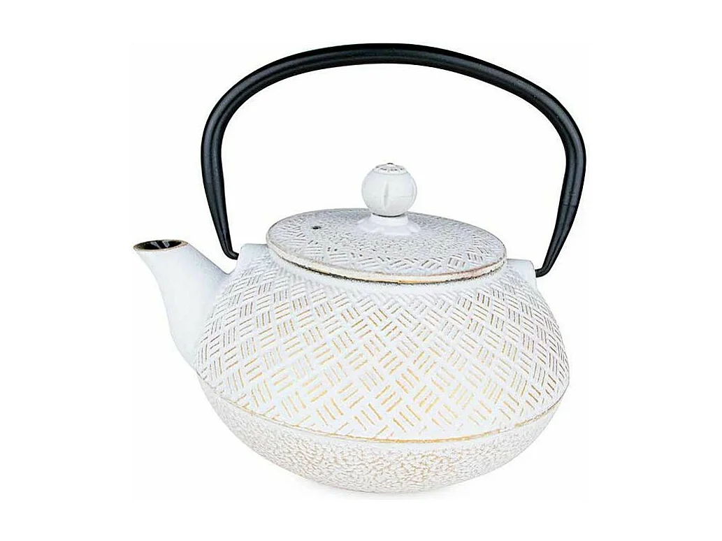 Théière en fonte Tamayuki blanche - 800 ml