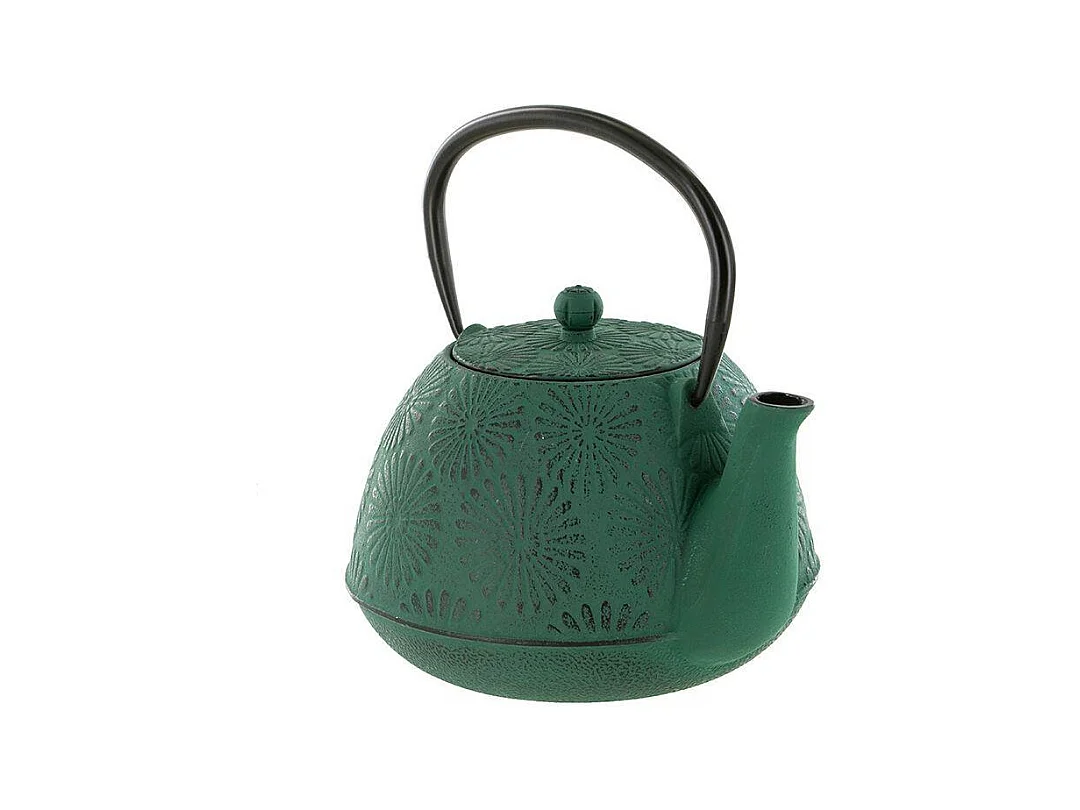 Théière en fonte Hanami vert émeraude - 1,2 L