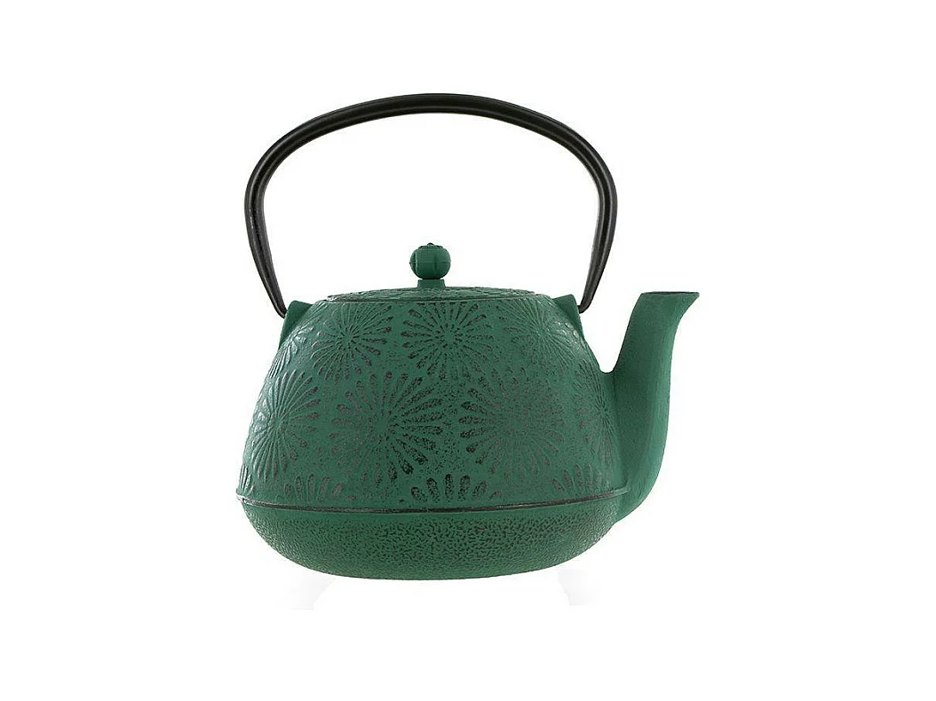 Théière en fonte Hanami vert émeraude - 1,2 L