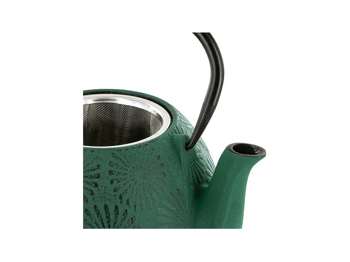 Théière en fonte Hanami vert émeraude - 1,2 L