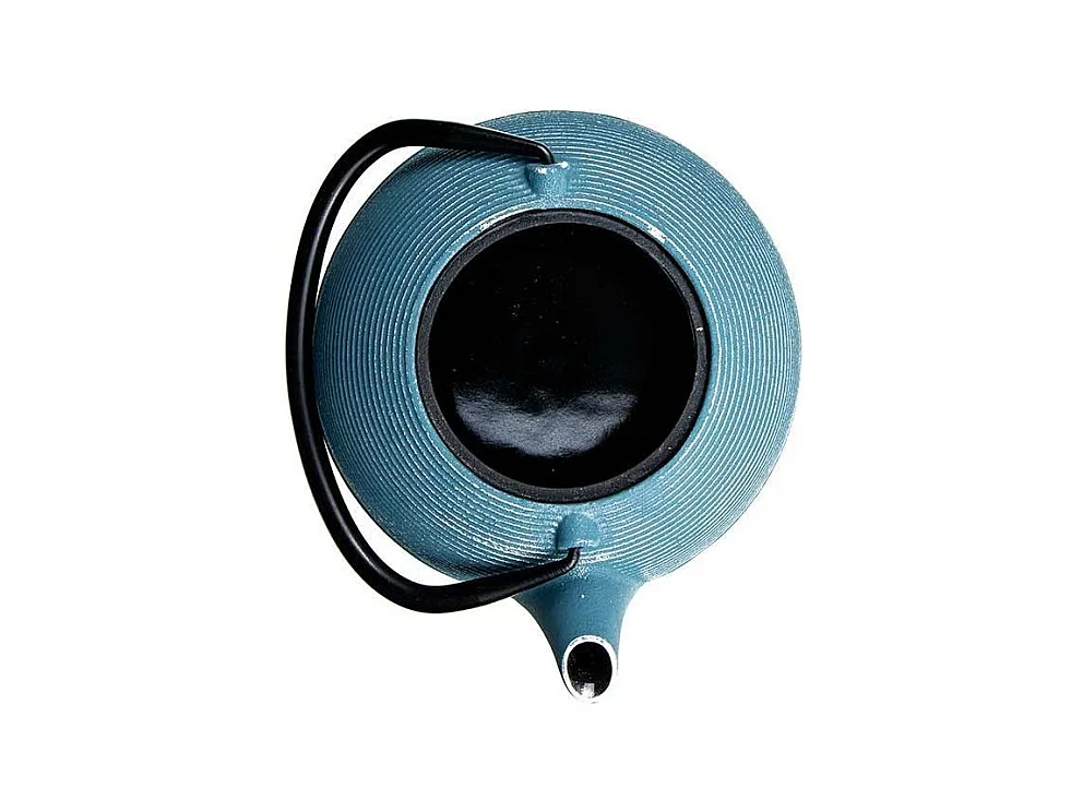 Théière en fonte Asagao bleue - 900 ml
