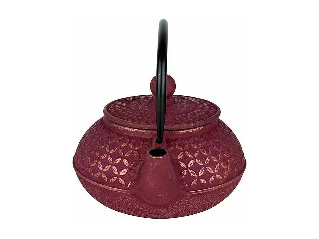 Tetera de hierro fundido Tsubaki rosa 0,6 L