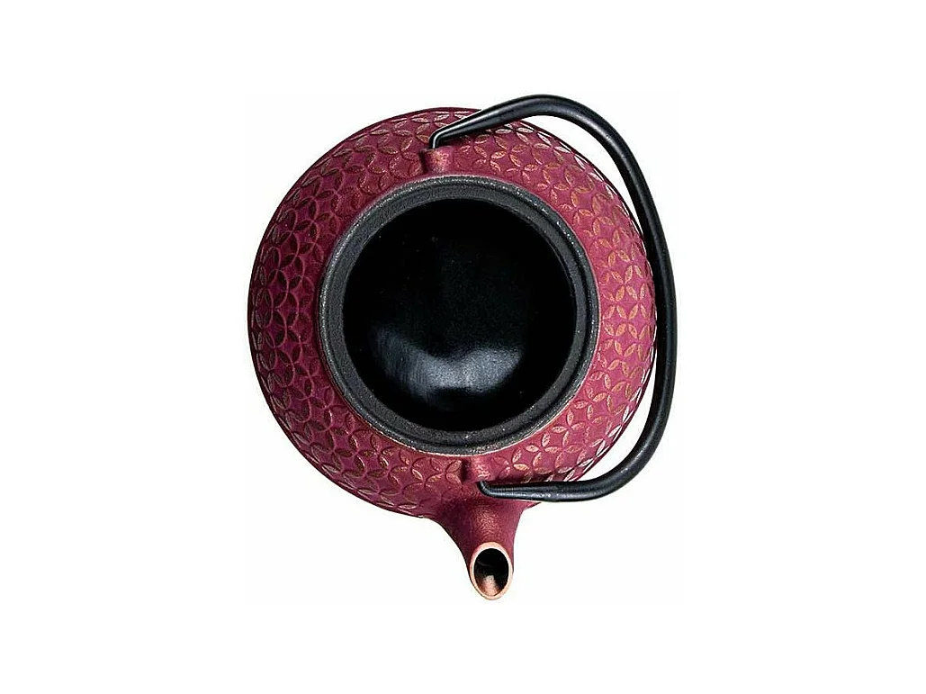 Théière en fonte Tsubaki rose - 600 ml