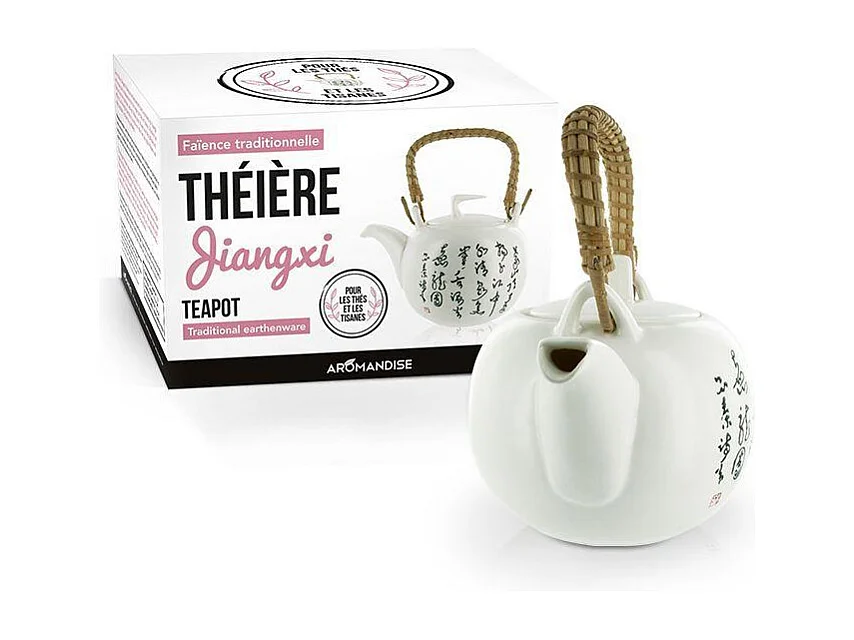 Théière Jiangxi en faïence - 1 litre