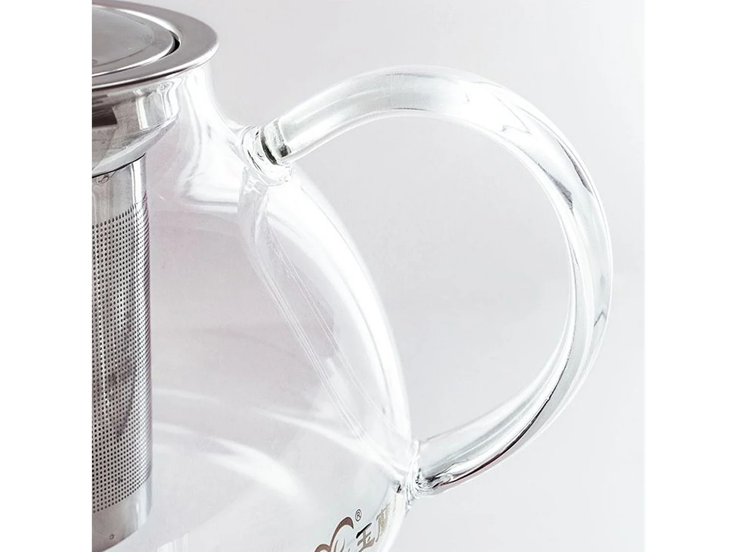 Théière en verre avec filtre en inox - 0,8 L
