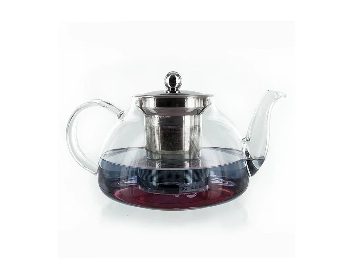 Théière en verre avec filtre en inox - 0,8 L