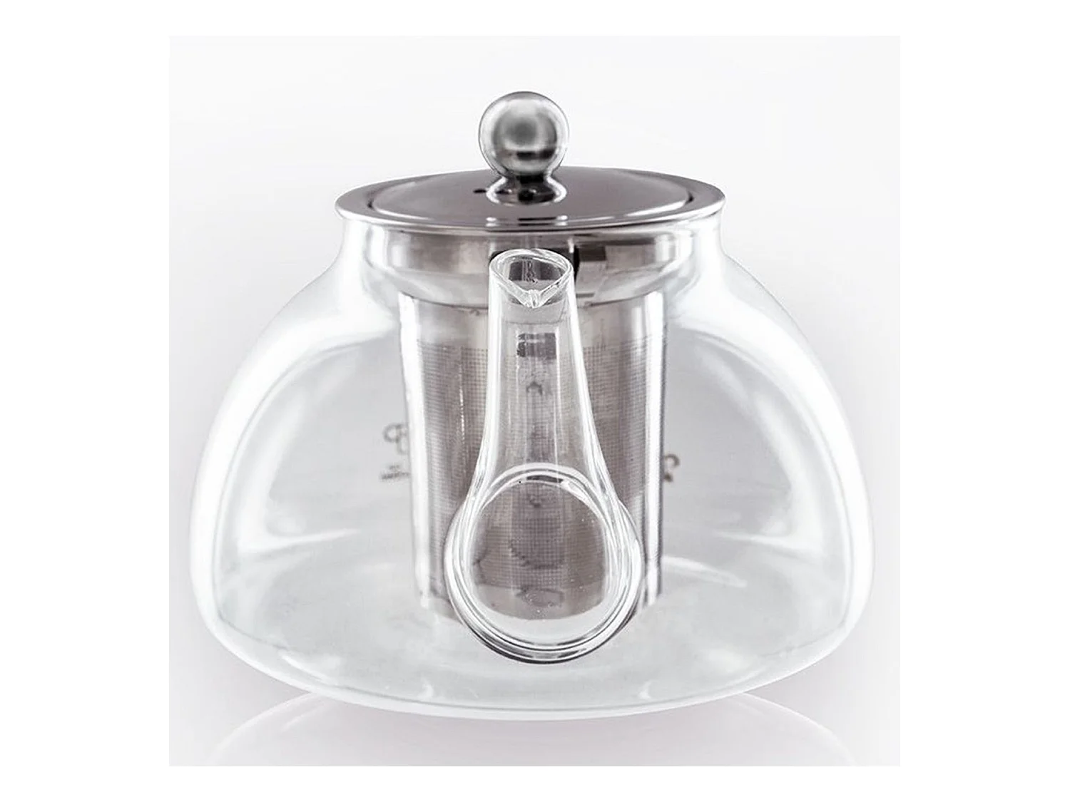 Théière en verre avec filtre en inox - 0,8 L