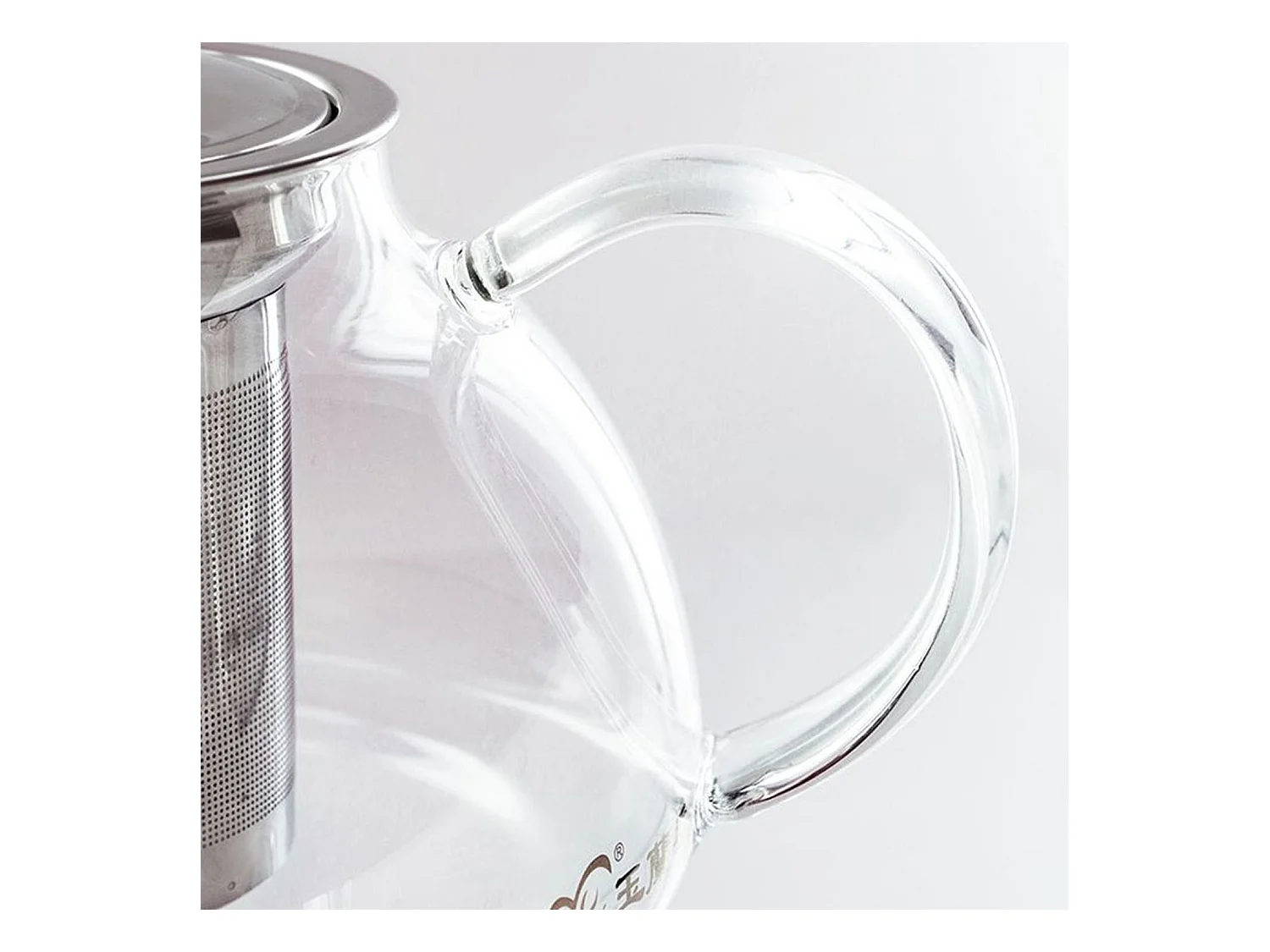 Théière en verre avec filtre en inox - 0,8 L