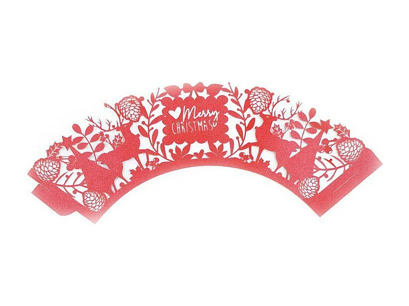 12 Contornos de magdalenas - Navidad