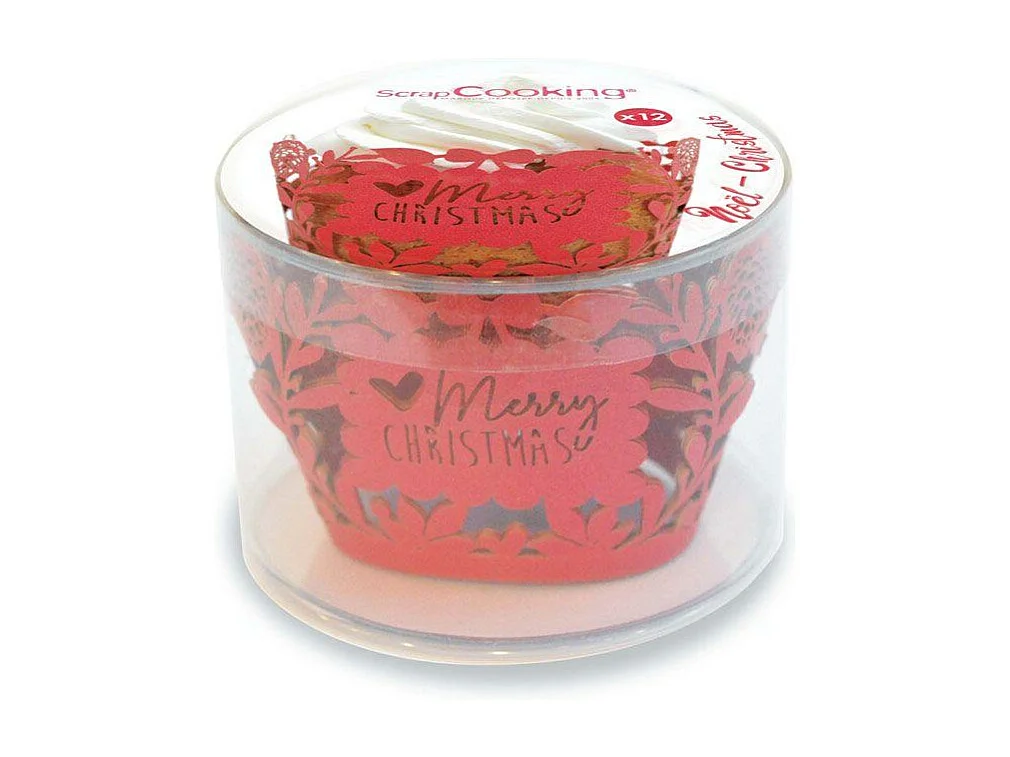 12 Contornos de magdalenas - Navidad