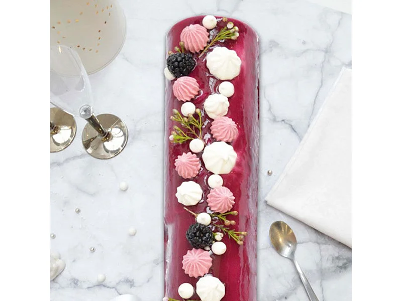 Molde de acero inoxidable Tronco de Navidad XXL