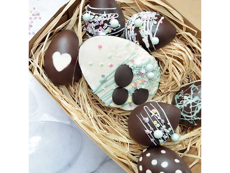 Set de preparación de huevos de chocolate