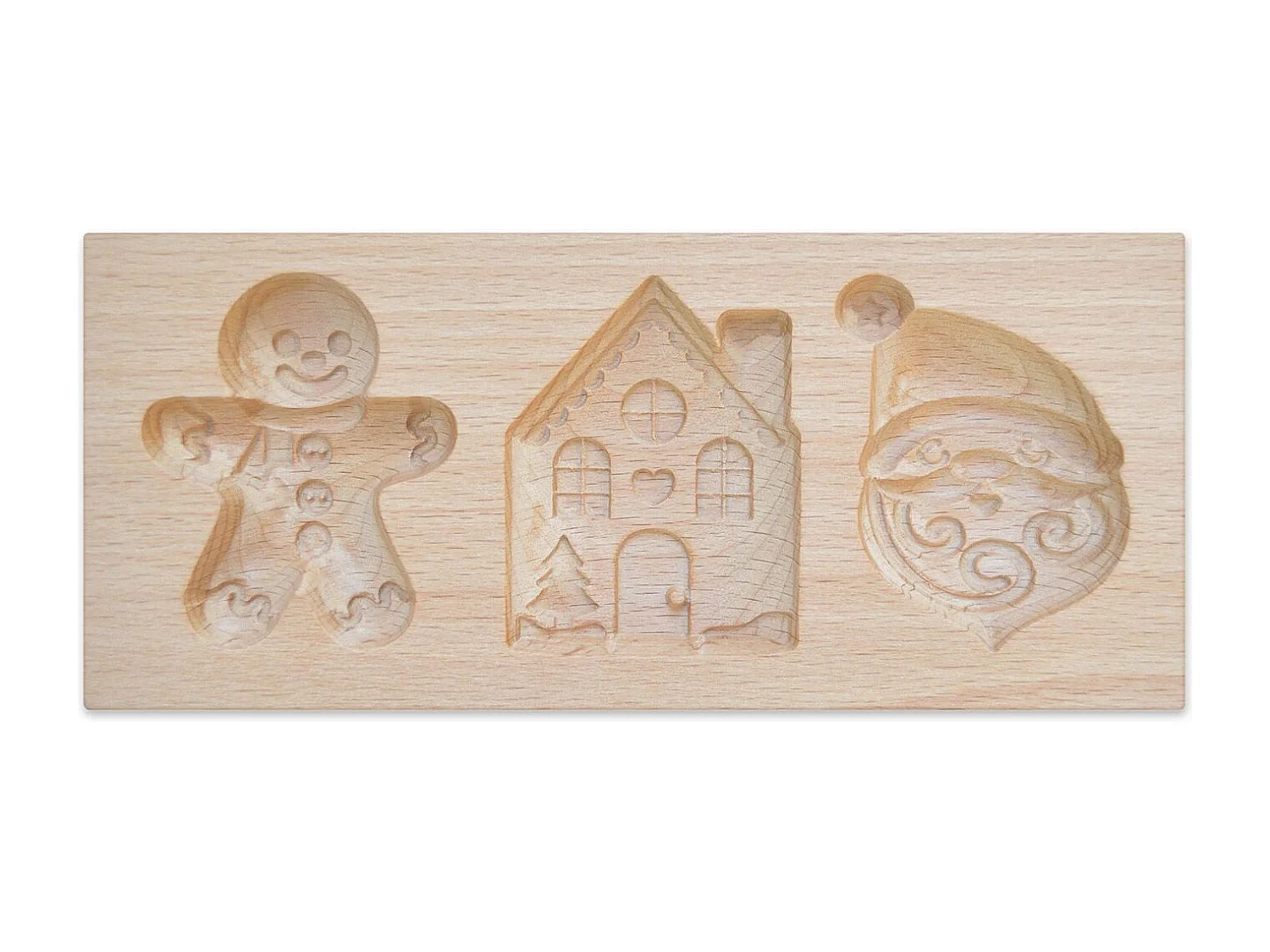 Juego de 3 cortadores de galletas rellenas - Navidad