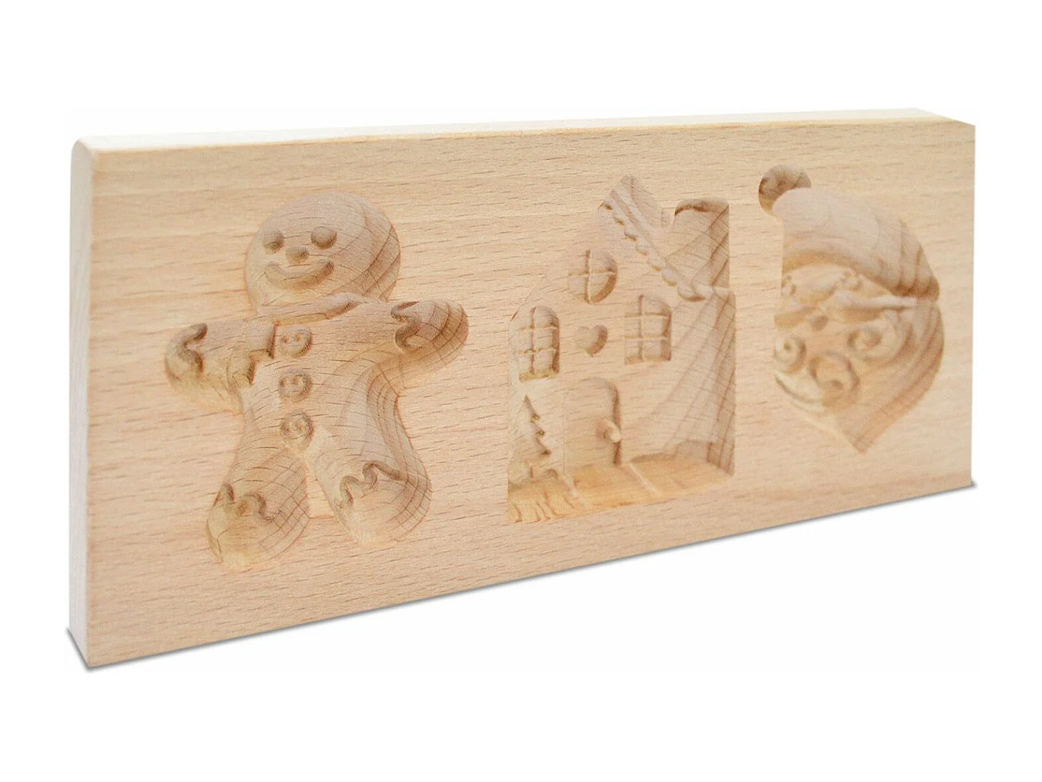 Juego de 3 cortadores de galletas rellenas - Navidad