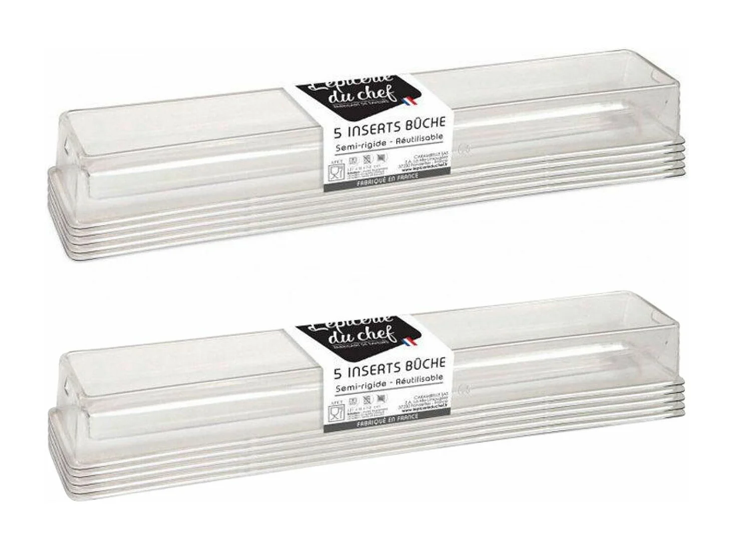 10 insertos de troncos de Navidad 31 x 6 x 3 cm