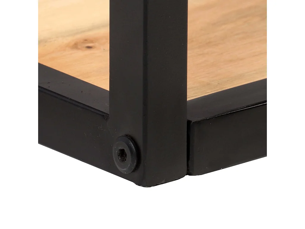 Wandschappen 2 st 40 cm massief acaciahout