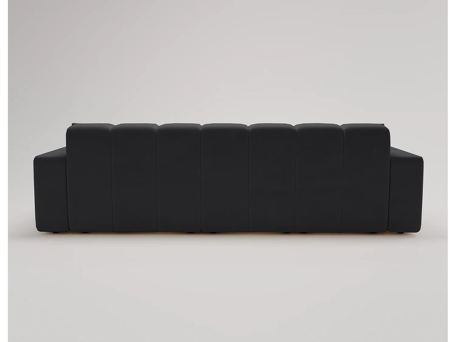 Emporius Miral rechts Hoekbank in L-vorm - sofa 265 cm, woonkamerbank, hoekbank zwart (Komodo 23)