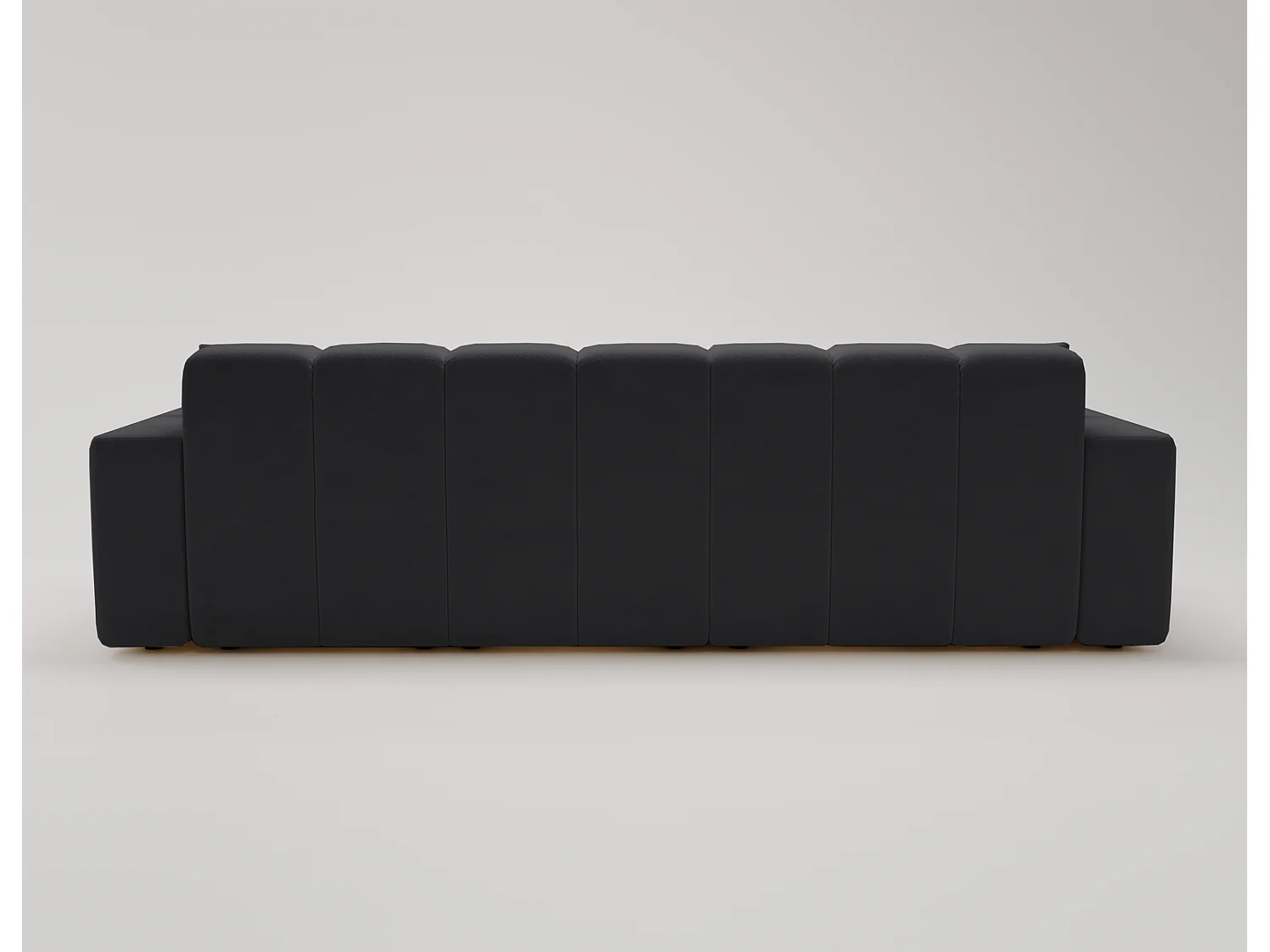 Emporius Miral links Hoekbank in L-vorm - sofa 265 cm, woonkamerbank, hoekbank zwart (Komodo 23)